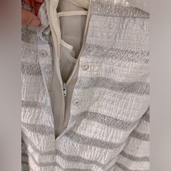 Vintage Rappi Couture The May Co Silver Lamé 60s Gown - Picture 10 of 16